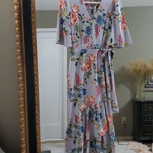 Midi floral dress